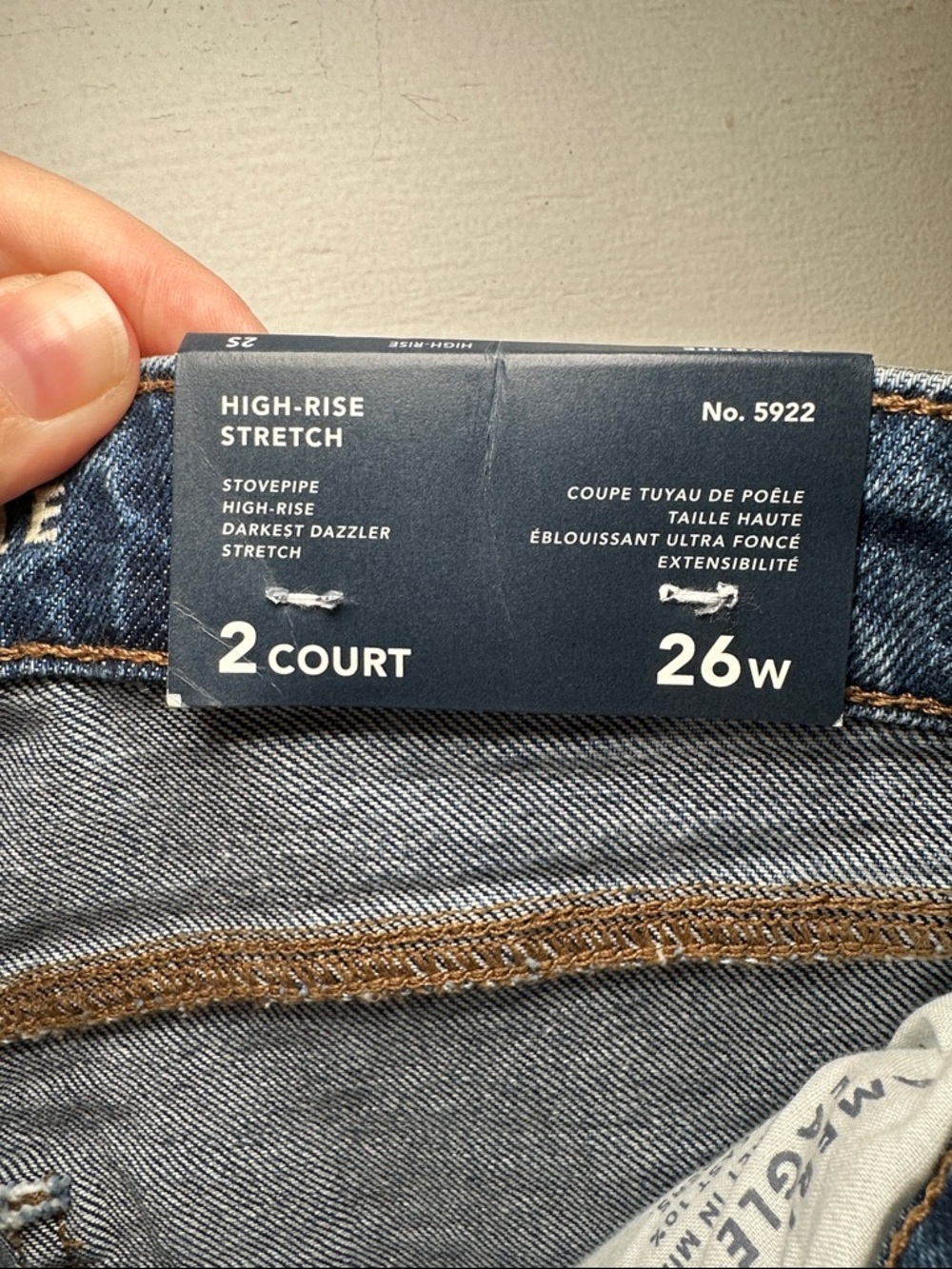 American Eagle Outfitters Womens Stovepipe Jeans 2 Short - Picture 6 of 10